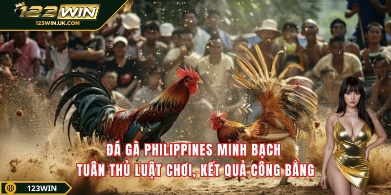 Đá gà Philippines minh bạch – Tuân thủ luật chơi, kết quả công bằng