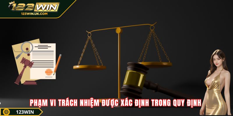 Phạm vi trách nhiệm được xác định trong quy định