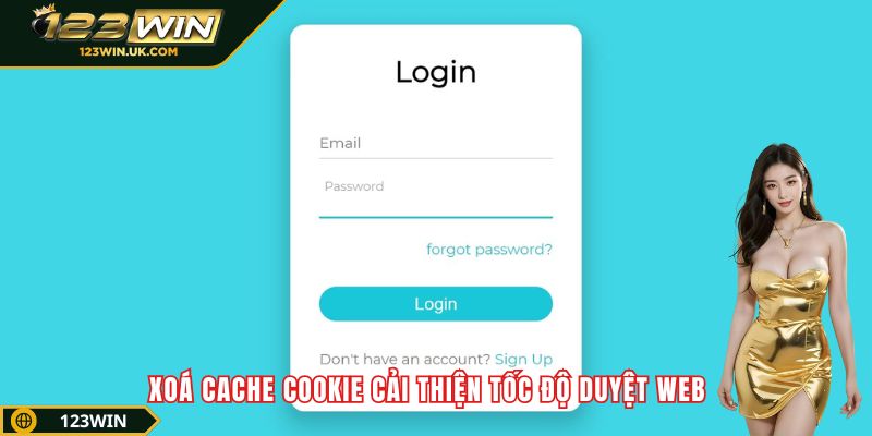Xóa cache cookie cải thiện tốc độ duyệt web